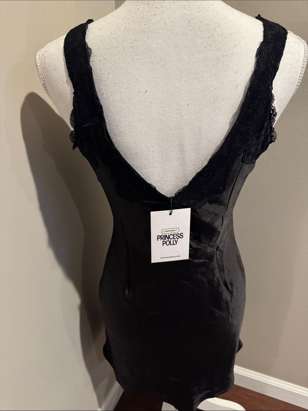 Princess Polly. NWT Walta Sleeveless Mini Slip Lace Dress - Picture 15 of 15